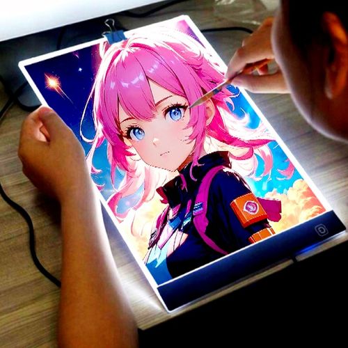 TABLET GRAFICZNY XL LED - PREZENT NA ŚWIĘTA - DESKA KREŚLARSKA PODŚWIETLANA na Arena.pl