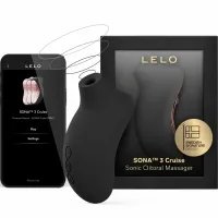 lelo sona 3 cruise intymna maszyna sonic control czarna 112x51x55mm
