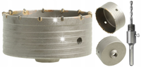OTWORNICA KORONKA 130 mm SDS + PLUS FREZ DO BETONU Z ADAPTEREM PRZEDŁUŻKA