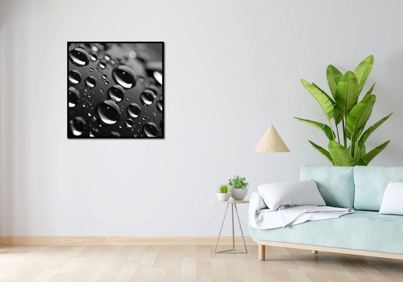 Plakat 80x80cm Mikrokosmos Kropelek zdjęcie 4
