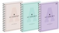 KOŁOZESZYT A5/100K KRATA ACADEMY PASTEL 9314