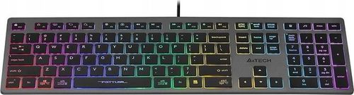 Klawiatura niskoprofilowa przewodowa A4TECH FSTYLER FX60H podświetlana LED na Arena.pl