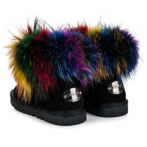 SKÓRZANE MUKLUKI MULTICOLOR Rozmiar - 36 na Arena.pl