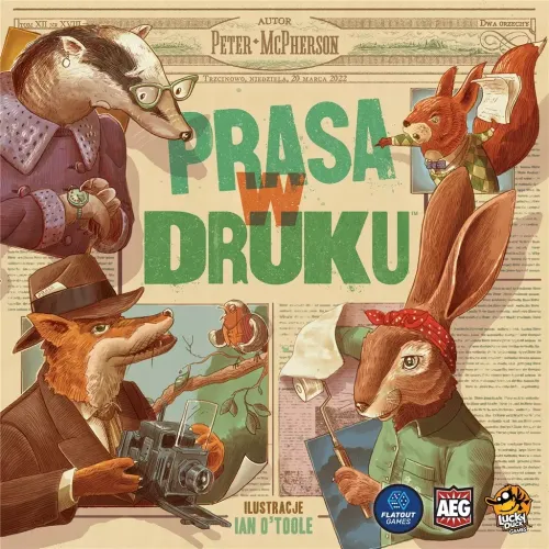 Gra planszowa Lucky Duck Games Prasa w druku na Arena.pl
