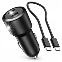 Ładowarka samochodowa eXtremestyle 60W 2x USB-C PD 30W kabel USB-C 100cm