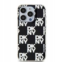 Etui DKNY IML Checkered Mono Pattern na iPhone 15 / 14 / 13 - czarne