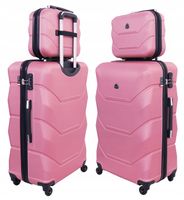 ZESTAW 2w1 WALIZKA PODRÓŻNA NA KÓŁKACH DUŻA XXL KUFEREK KOSMETYCZKA 950