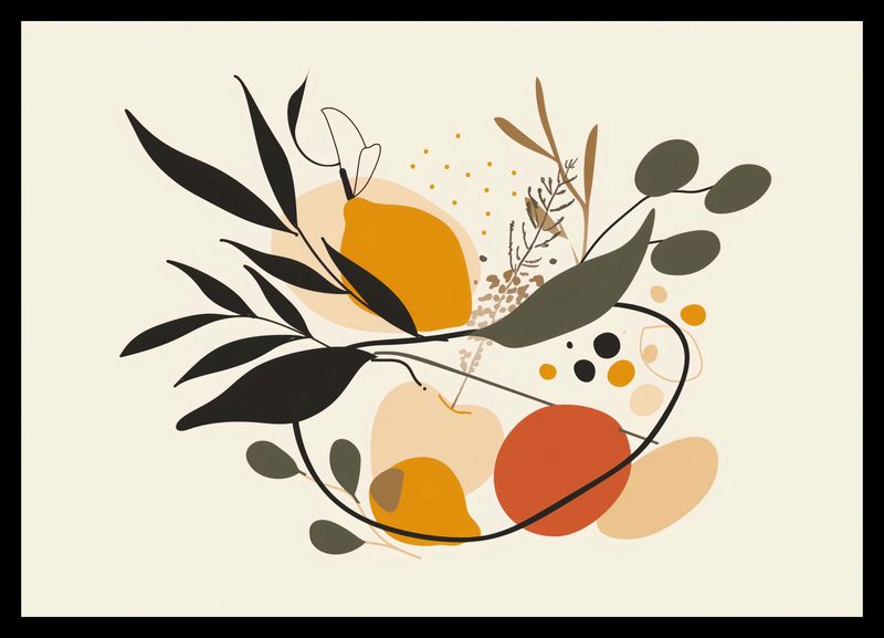Plakat 42x29,7cm Botaniczny Wir zdjęcie 2