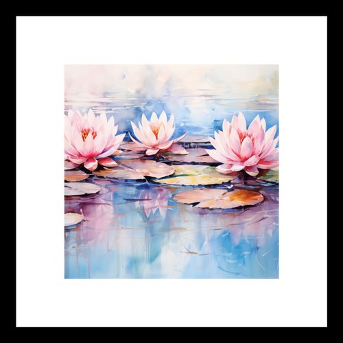 Plakat 20x20cm Spokojne Odbicia na Arena.pl