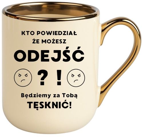 Kubek PREMIUM prezent na pożegnanie kolegi koleżanki zakończenie pracy na Arena.pl