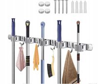 Wieszak na Narzędzia Miotły Mopa Szczotki Grabie Ogrodowe Listwa