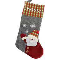 ŚWIĄTECZNA SKARPETA XL NA PREZENTY MIKOŁAJKI ŚWIĘTA + NADRUK IMIĘ