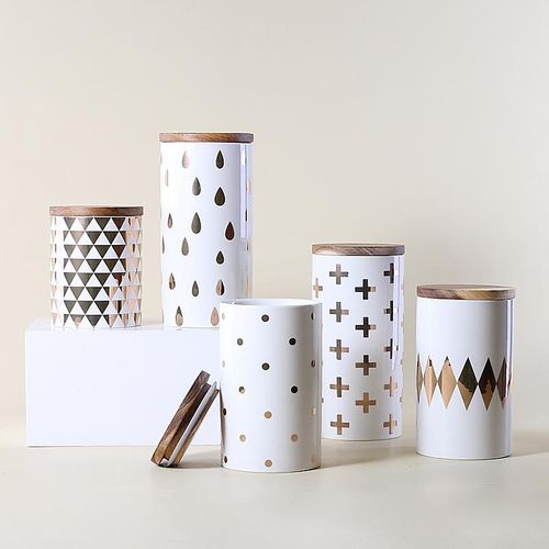 Nordic  - Ceramiczny Pojemnik Do Przechowywania Żywności - Puszka 1 na Arena.pl