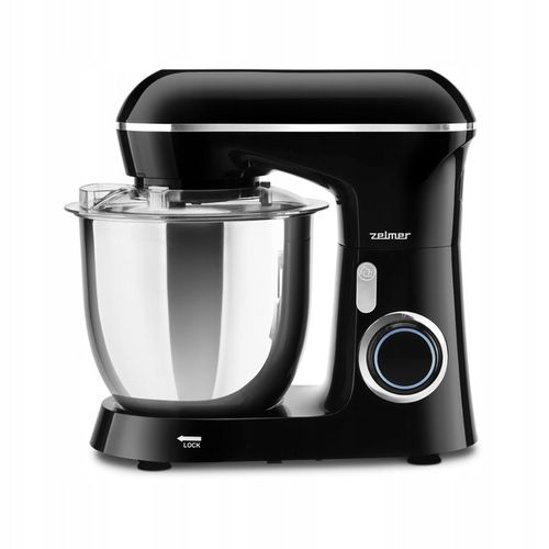 ROBOT KUCHENNY PLANETARNY ZELMER ZKR1300B CZARNY 1300W MISY 4,5/5L POKRYWA na Arena.pl