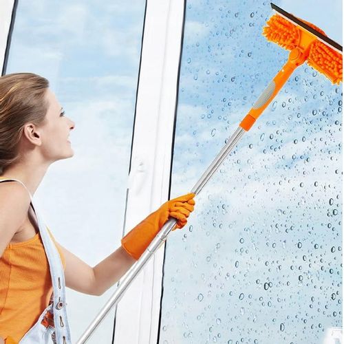 MYJKA DO OKIEN SZYB TELESKOPOWY Z ŚCIĄGACZKA WODY ZESTAW DUŻA WYSOKOŚĆ 2W1 na Arena.pl