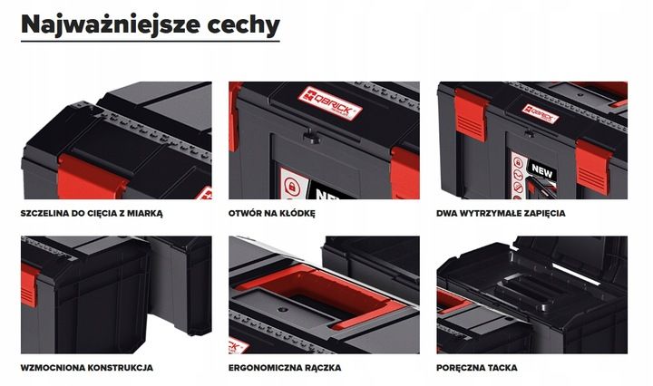 Skrzynka narzędziowa Qbrick Regular R-BOX13 zdjęcie 4