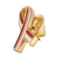 pin z biało - czerwoną wstążeczką (sn14542au)