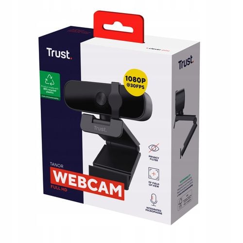 Kamera internetowa TRUST Tanor Czarny na Arena.pl