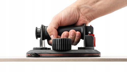 PRZYSSAWKA PRÓŻNIOWA DO PŁYTEK UCHWYT Z POMPKĄ MANOMETREM GLAZURY SZYB na Arena.pl