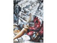 50X70CM DESZCZOWA DZIEWCZYNA OBRAZ PION ŚCIAN