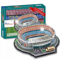 PUZZLE 3D STADION PIŁKARSKI CAMP NOU FC BARCELONA LA LIGA 69 ELEMENTÓW