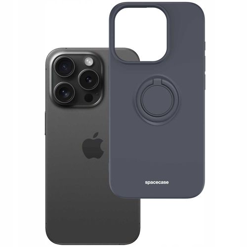 Spacecase Silicone Ring Iphone 15 Pro Black na Arena.pl