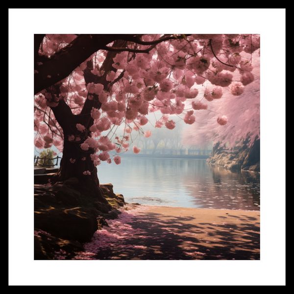 Plakat 40x40cm Spokój Sakury zdjęcie 3