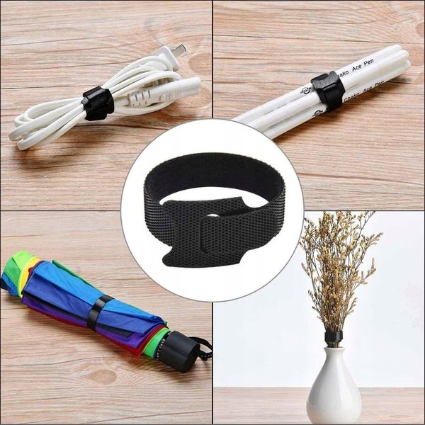 ZESTAW ORGANIZER NA KABLE KABLI KLIPS UCHWYT OPLOT OPASKA KABLOWA Z zdjęcie 8