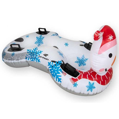 Ślizg sanki dmuchane 2 osobowe bałwanek 138x74x80 cm 35081 na Arena.pl