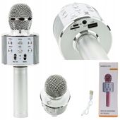 MIKROFON BEZPRZEWODOWY KARAOKE BLUETOOTH USB AUX