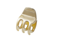 Francuska spinka do włosów beżowa 2x3 cm