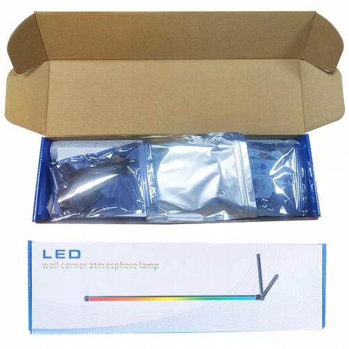 LAMPA STOJĄCA PODŁOGOWA NAROŻNIKOWA LED NAROŻNA 3D LAMPKA NOCNA DO SYPIALNI na Arena.pl