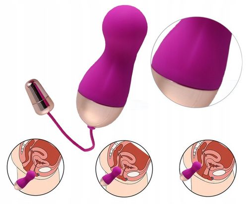 JAJKO WIBRUJĄCE WIBRATOR DAMSKI JAJECZKO DOPOCHWOWE Z PILOTEM BEZPRZEWODOWE na Arena.pl