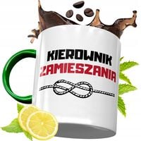 Kubek Zielony Dla Kierownika Na Urodziny Prezent Z Nadrukiem Ze Zdjęciem