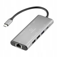 Stacja dokująca USB C HUB ADAPTER SD Przejściówka z USB do HDMI 4K