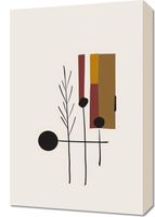 Obraz 40x60cm Czerń Liniowych Gałęzi