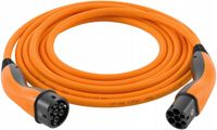 Kabel prosty Typ 2 do EV PHEV 3-fazowy Moc 11kW Prąd do 20A Długość 5m