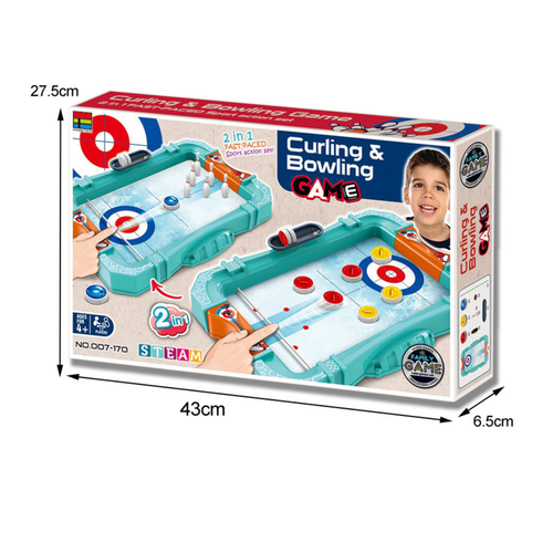 Zestaw Gier Zręcznościowych Trafianie Do Celu Kręgle Krążki Podstawa na Arena.pl