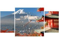 80X40CM ZEGAR FUDŻI OBRAZ