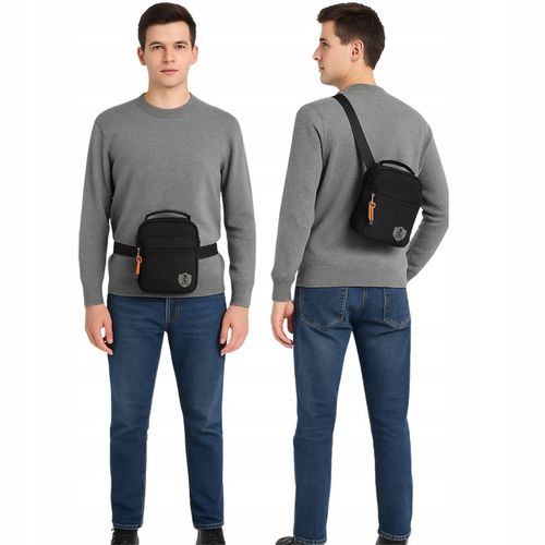 TORBA MĘSKA NERKA SASZETKA SPORTOWA BIODROWA NA RAMIĘ BIODRA na Arena.pl