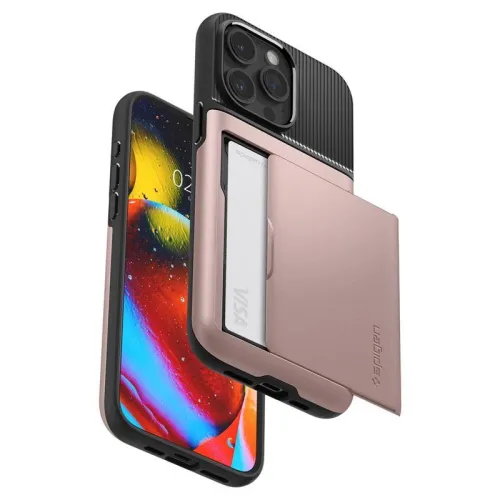 Etui Spigen Slim Armor CS na iPhone 15 Pro Max - różowe na Arena.pl