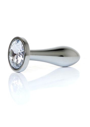 plug jewellery silver plug  clear s na Arena.pl