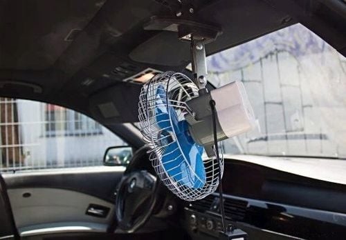 WIATRAK WENTYLATOR SAMOCHODOWY OBROTOWY 12V KLIPS na Arena.pl