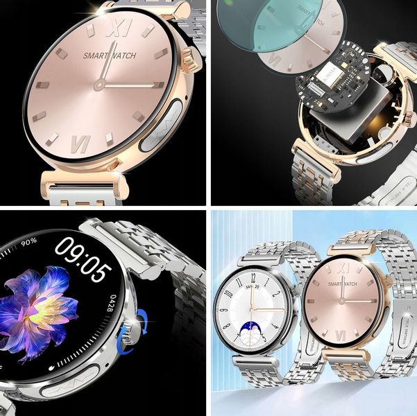 SMARTWATCH ZEGAREK DAMSKI EKG GLUKOZA CIŚNIENIE ROZMOWY SMART WATCH MENU PL zdjęcie 12