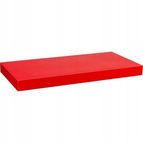 CZERWONY POŁYSK PÓŁKA ŚCIENNA WISZĄCA VOLATO 50 CM na Arena.pl