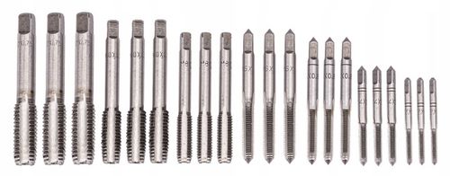 ZESTAW NARZYNEK I GWINTOWNIKÓW WALIZKA KALIBROWNIK 32 ELEMENTY M3-M12 na Arena.pl