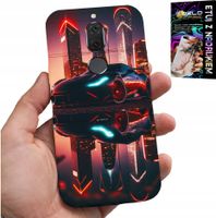 ETUI DO HUAWEI MATE 10 LITE - SAMOCHODY FAN, WZORY DLA MĘŻCZYZN +FOLIA