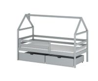 Łóżko parterowe 1- osobowe domek Aron 80x160