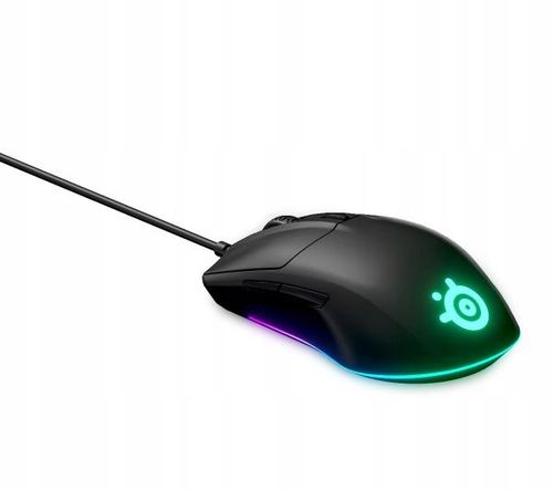 Mysz SteelSeries Rival 3 GAMING RGB USB Przewodowa na Arena.pl