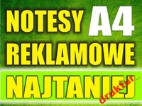 NOTESY reklamowe A4 100 sztuk notes firmowe z logo